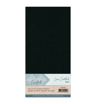 LKK-4K31 - Card Deco - Cardstock, Noir - 