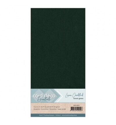 LKK-4K69 - Card Deco - Cardstock, Vert forêt - 