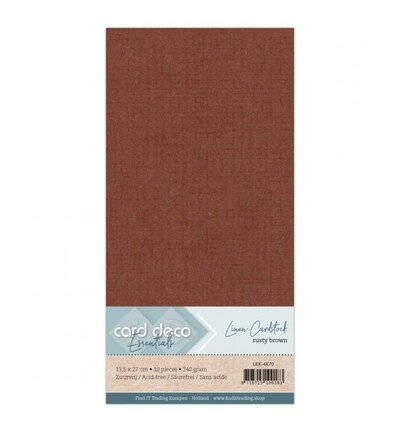 LKK-4K70 - Card Deco - Cardstock, Brun rouille - 