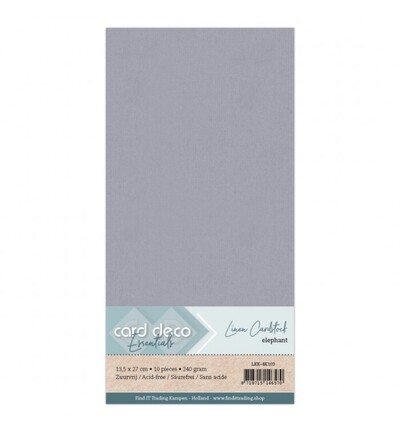 LKK-4K103 - Card Deco - Cardstock, Gris éléphant - 