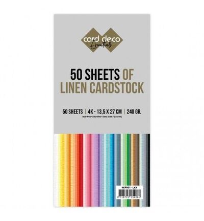 4KP001-LKK - Card Deco - Carton jumbo Card Deco 4K – 50 feuilles - 