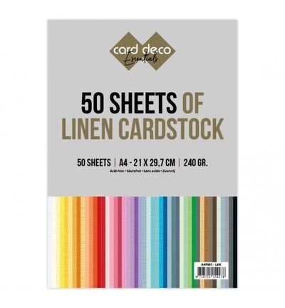 A4P001-LKK - Card Deco - Carton jumbo Card Deco A4 – 50 feuilles - 