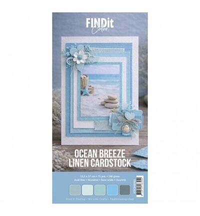 FITCB4k002 - Find It Color - Find It Color pack cardstock lin 4K – Ocean Breeze - 