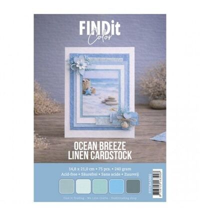 FITCBA5002 - Find It Color - Find It Color pack cardstock lin A5 – Ocean Breeze - 