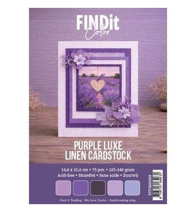 FITCBA5003 - Find It Color - Find It Color pack cardstock lin A5 – Purple Love - 
