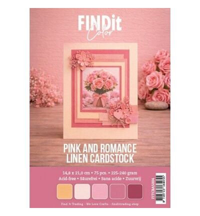FITCBA5004 - Find It Color - Find It Color pack cardstock lin A5 – Pink & Pastel - 