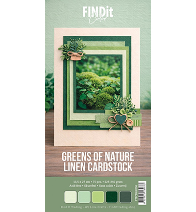 FITCB4k006 - Find It Color - Find It Color pack cardstock lin 4K – Greens of Nature - 