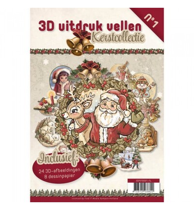 3DPO10001 - Find-it - 3D Push-Out Book 01 – Collection de Noël - 3D-Push Out Christmas 3DPO10001 - Find-it - 3D Push-Out Book 01 – Collection de Noël - 3D-Push Out Christmas