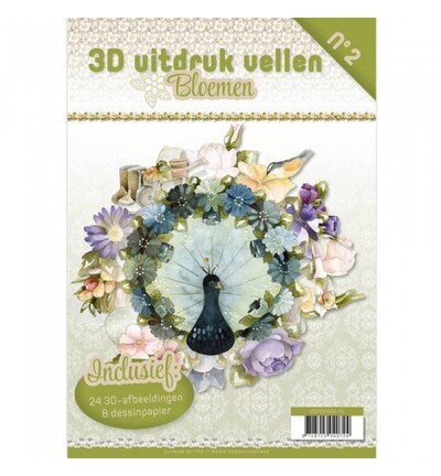 3DPO10002 - Find-it - 3D Push-Out Book 02 – Fleurs - 