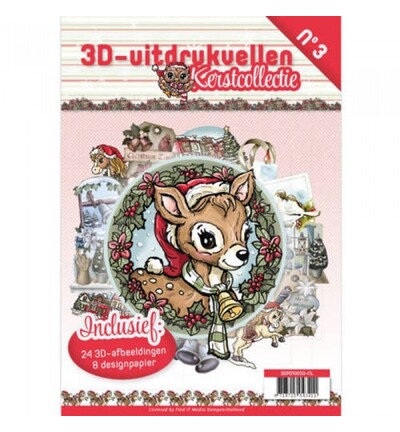 3DPO10003 - Find-it - 3D Push-Out Book 03 – Noël - 3DPO10003 - Find-it - 3D Push-Out Book 03 – Noël -