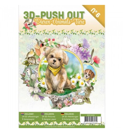 3DPO10006 - Find-it - 3D Push-Out Book 06 – Animaux - 