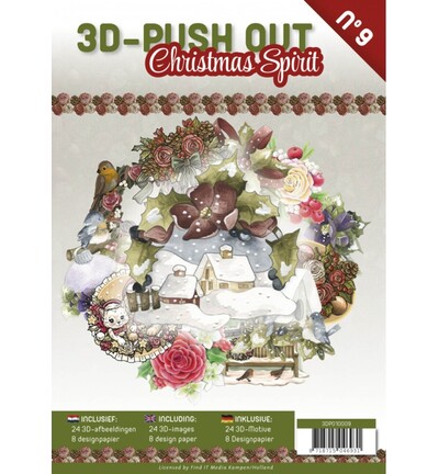 3DPO10009 - Find-it - 3D Push-Out Book 09 – Ambiance de Noël - 3DPO10009 - Find-it - 3D Push-Out Book 09 – Ambiance de Noël -