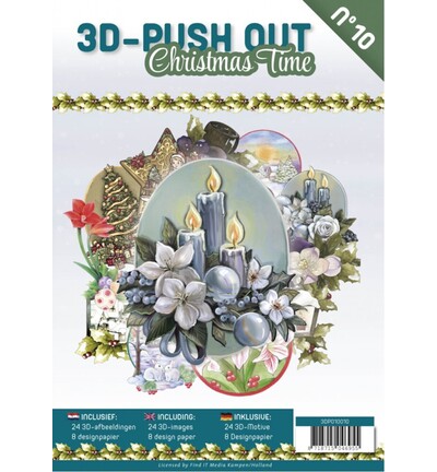 3DPO10010 - Find-it - 3D Push-Out Book 10 – Temps de Noël - 