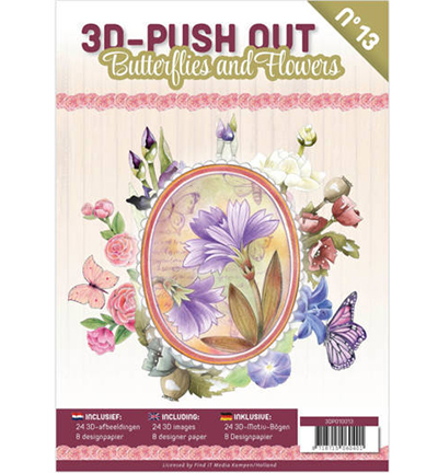 3DPO10013 - Find-it - 3D Push-Out Book 13 – Papillons et fleurs - Fleurs 3DPO10013 - Find-it - 3D Push-Out Book 13 – Papillons et fleurs - Fleurs