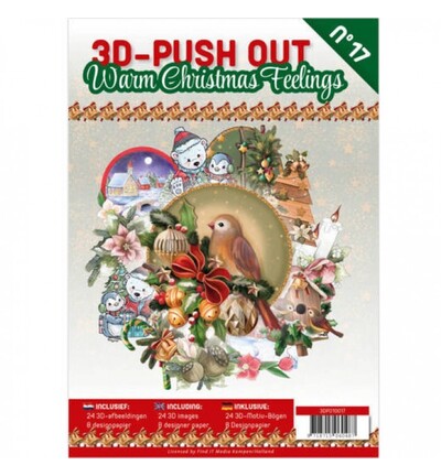 3DPO10017 - Find-it - 3D Push-Out Book 17 – Chaleureux esprit de Noël - 