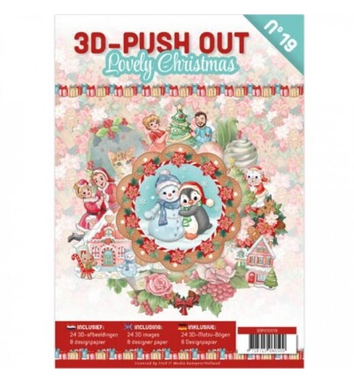 3DPO10019 - Find-it - 3D Push-Out Book 19 – Délicieux Noël - 