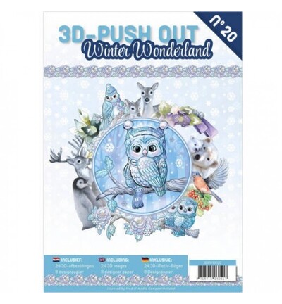 3DPO10020 - Find-it - 3D Push-Out Book 20 – Pays des merveilles d’hiver - 3DPO10020 - Find-it - 3D Push-Out Book 20 – Pays des merveilles d’hiver -
