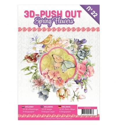 3DPO10022 - Find-it - 3D Push-Out Book 22 – Fleurs de printemps - Fleurs 3DPO10022 - Find-it - 3D Push-Out Book 22 – Fleurs de printemps - Fleurs
