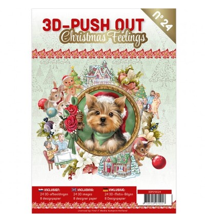 3DPO10024 - Find-it - 3D Push-Out Book 24 – Sentiments de Noël - 3DPO10024 - Find-it - 3D Push-Out Book 24 – Sentiments de Noël -