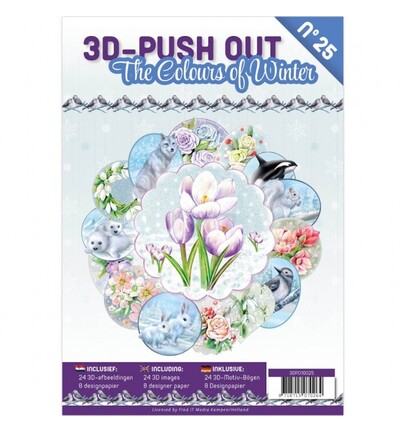 3DPO10025 - Find-it - 3D Push-Out Book 25 – Couleurs de l’hiver - 