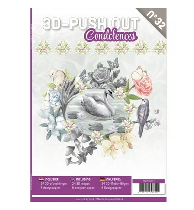 3DPO10032 - Find-it - 3D Push-Out Book 32 – Condoléances - Condoléances 3DPO10032 - Find-it - 3D Push-Out Book 32 – Condoléances - Condoléances