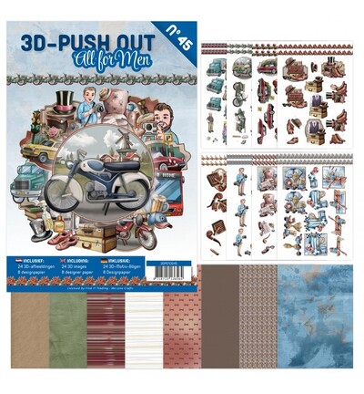 3DPO10045 - Find-it - 3D Push-Out Book 45 – Tout pour les hommes - 