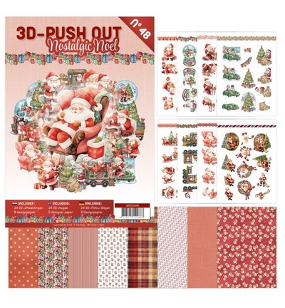 3DPO10048 - Find-it - 3D Push-Out Book 48 – Noël nostalgique - 