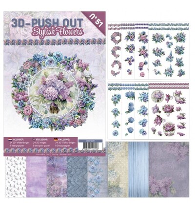 3DPO10051 - Find-it - 3D Push-Out Book 51 – Fleurs élégantes - Fleurs 3DPO10051 - Find-it - 3D Push-Out Book 51 – Fleurs élégantes - Fleurs