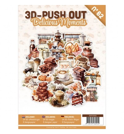 3DPO10062 - Find-it - 3D Push-Out Book 62 – Moments délicieux - 