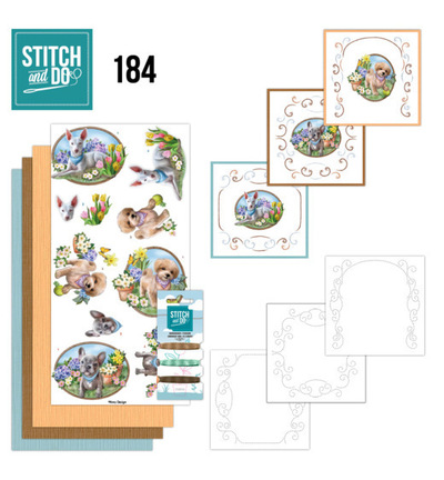 STDO184 - Find-it - Stitch & Do Kit de broderie - Amis à fourrure - Stitch & Do Kit de broderie STDO184 - Find-it - Stitch & Do Kit de broderie - Amis à fourrure - Stitch & Do Kit de broderie