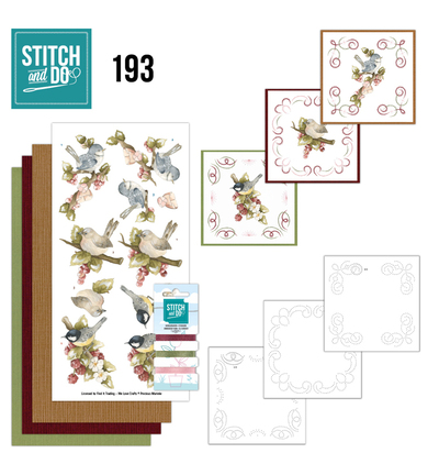STDO193 - Find-it - Stitch & Do Kit de broderie - Oiseaux et baies - Stitch & Do Kit de broderie STDO193 - Find-it - Stitch & Do Kit de broderie - Oiseaux et baies - Stitch & Do Kit de broderie