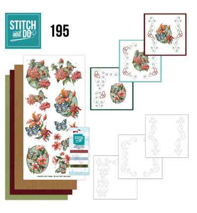 STDO195 - Find-it - Stitch & Do Kit de broderie - Jardin botanique - Stitch & Do Kit de broderie STDO195 - Find-it - Stitch & Do Kit de broderie - Jardin botanique - Stitch & Do Kit de broderie