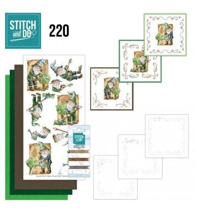 STDO220 - Find-it - Stitch & Do Kit de broderie - Nains de jardin - Stitch & Do Kit de broderie STDO220 - Find-it - Stitch & Do Kit de broderie - Nains de jardin - Stitch & Do Kit de broderie