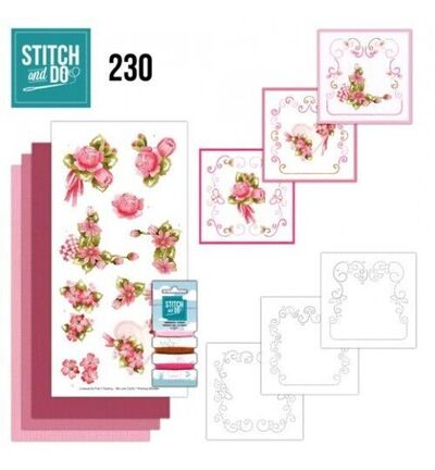STDO230 - Find-it - Stitch & Do Kit de broderie - Fleurs blush - Stitch & Do Kit de broderie STDO230 - Find-it - Stitch & Do Kit de broderie - Fleurs blush - Stitch & Do Kit de broderie