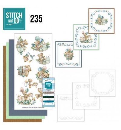 STDO235 - Find-it - Stitch & Do Kit de broderie - Ours adorables - Stitch & Do Kit de broderie STDO235 - Find-it - Stitch & Do Kit de broderie - Ours adorables - Stitch & Do Kit de broderie