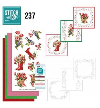 STDO237 - Find-it - Stitch & Do Kit de broderie - Rêves de tulipes - Stitch & Do Kit de broderie STDO237 - Find-it - Stitch & Do Kit de broderie - Rêves de tulipes - Stitch & Do Kit de broderie