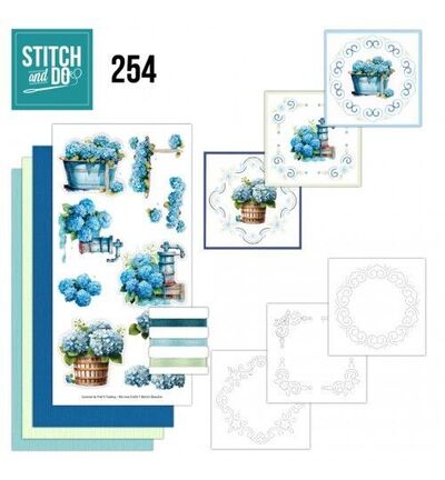 STDO254 - Find-it - Stitch & Do Kit de broderie - Prairie bleue - 