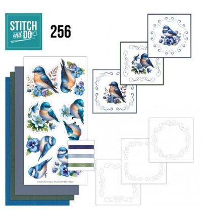 STDO256 - Find-it - Stitch & Do Kit de broderie - Élégance florale - 