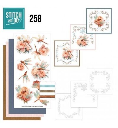 STDO258 - Find-it - Stitch & Do Kit de broderie - Libellules - 