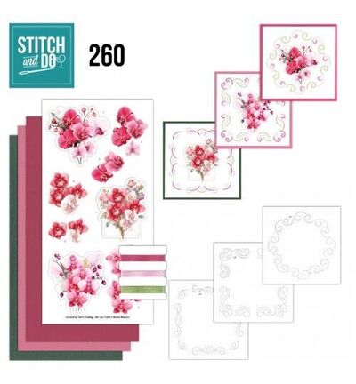 STDO260 - Find-it - Stitch & Do Kit de broderie - Élégance florale - 