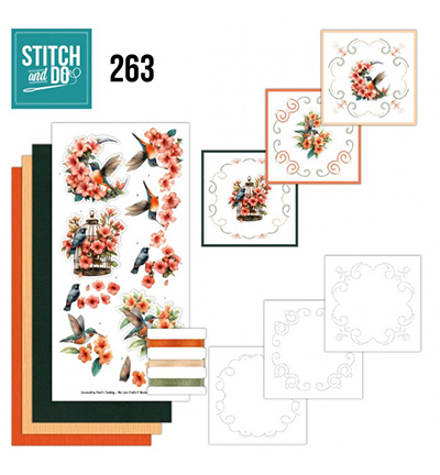 STDO263 - Find-it - Stitch & Do Kit de broderie - Blooming Harmony - Stitch &amp; Do Kit de broderie