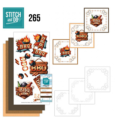STDO265 - Find-it - Stitch & Do Kit de broderie - Grillmasters - Stitch &amp; Do Kit de broderie