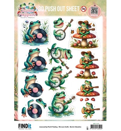 SB11143 - Find-it - Push-out – Hopping Harmony - Joyful Hoppers