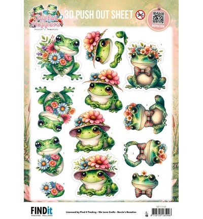 SB11145 - Find-it - Push-out – Bouquet Of Joy - Joyful Hoppers