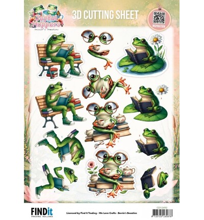 CD12492 - Find-it - Feuille 3D à découper – Pondside Pages - Joyful Hoppers