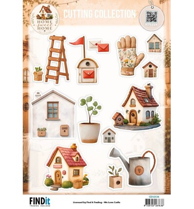 CD12534 - Find-it - Cutting Collection 10pcs - Home In Bloom - Home Sweet Home - Home Sweet Home CD12534 - Find-it - Cutting Collection 10pcs - Home In Bloom - Home Sweet Home - Home Sweet Home