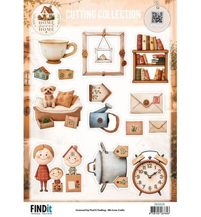 CD12535 - Find-it - Cutting Collection 10pcs - No Place Like Home - Home Sweet Home - Home Sweet Home CD12535 - Find-it - Cutting Collection 10pcs - No Place Like Home - Home Sweet Home - Home Sweet Home