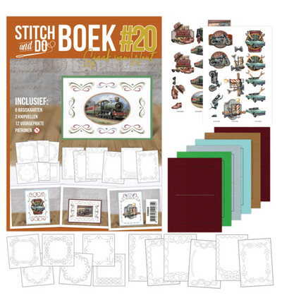 STDOBB020 - Find-it - Stitch & Do Livre A6 - 20 Hommes classiques - 