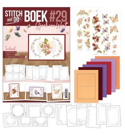 STDOBB029 - Find-it - Stitch & Do Livre A6 - 29 Papillons - 