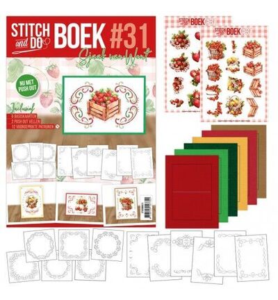 STDOBB031 - Find-it - Stitch & Do Livre A6 - 31 Fraises sucrées - 